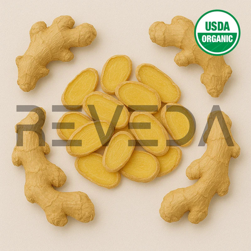 Dry / Dried / Dehydrated Peeled Ginger Slices
