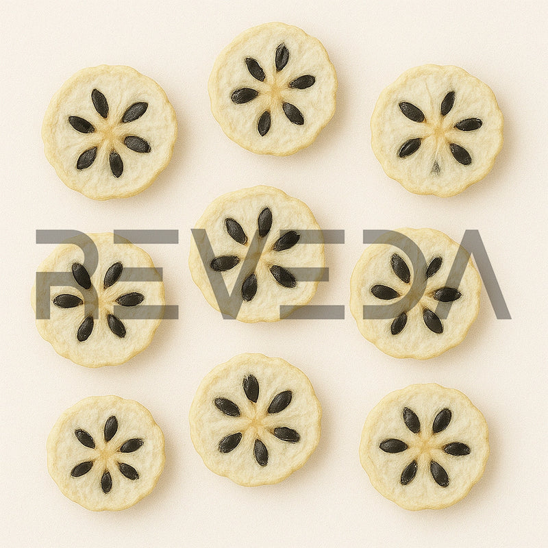 Freeze Dried Custard Apple Fruit Slices for Ice Cream, Juice and Smoothie Toppings