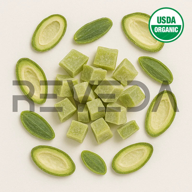 Green Raw Papaya Dried Slices Chunks